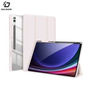 Housse de Protection Toby Dux Ducis pour Samsung Galaxy Tab S9 Ultra Wi-Fi X910/Galaxy Tab S9 Ultra 5G X916 Rose