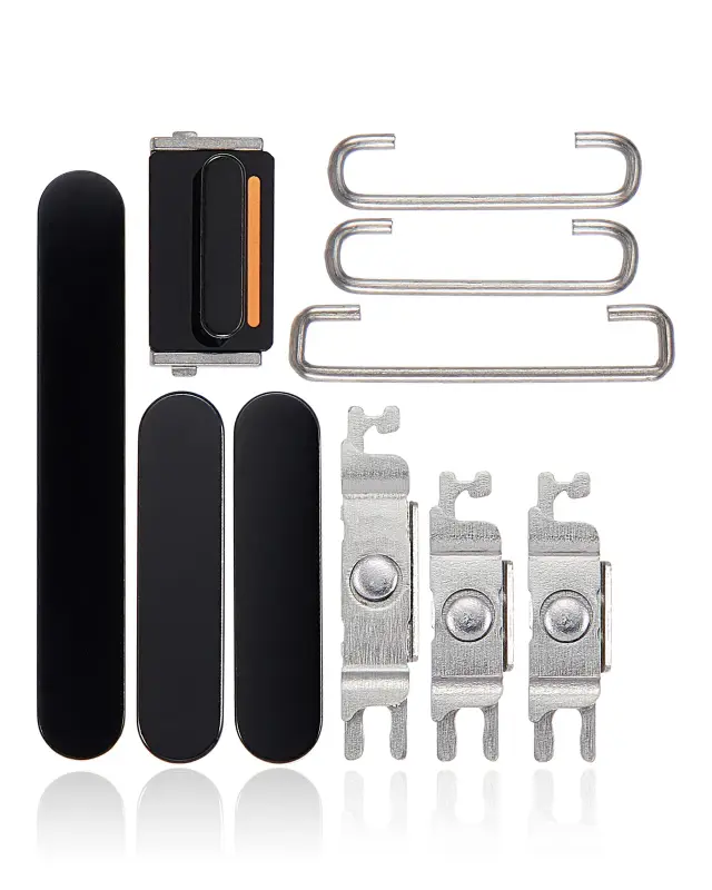 Jeu de boutons power et volume pour Apple iPhone 14 Pro / 14 Pro Max (noir sidéral)