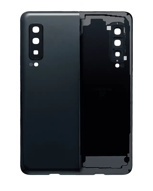 Vitre arrière pour Samsung Galaxy Fold 4G (F900) (compatible premium, Cosmos Black)