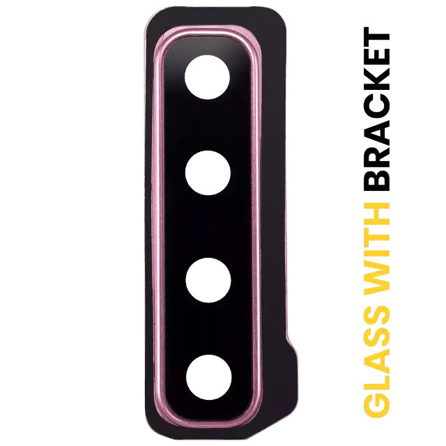 Lentille de caméra arrière avec support pour Samsung Galaxy A9 (A920 / 2018) (Bubblegum Pink)