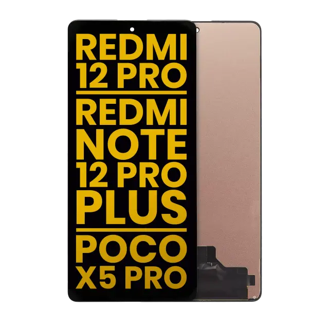 Écran pour Xiaomi Redmi Note 12 Pro 5G / Xiaomi Redmi Note 12 Pro+ / Redmi Note 12 Pro Speed / Poco X5 Pro (reconditionné, toutes couleurs)