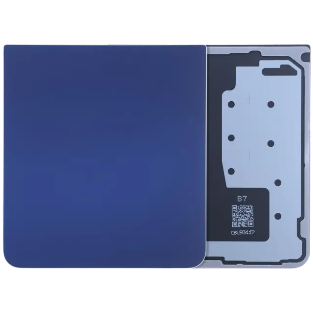 Vitre arrière pour Samsung Galaxy Z Flip 7 5G (pack service origine, bleu)