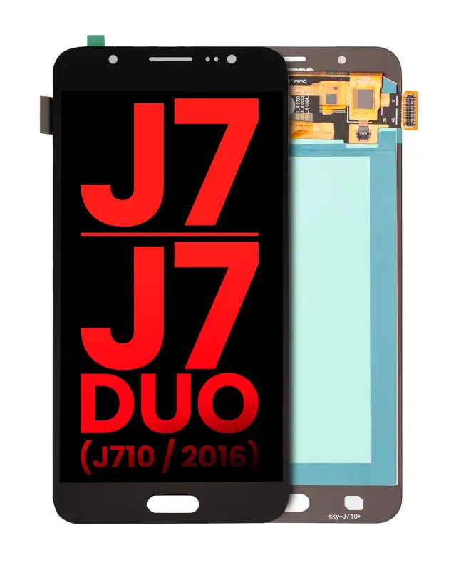 Écran pour Samsung Galaxy J7 / J7 Duo (J710 / 2016) (compatible premium, noir)