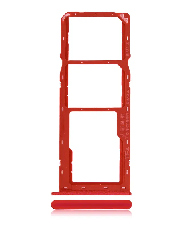 Tiroir SIM pour Samsung Galaxy A10s (A107 / 2019) / A20s (A207 / 2019) (rouge)