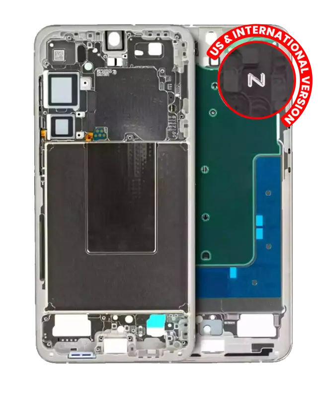 Châssis pour Samsung Galaxy S24 Plus 5G (version US & internationale, Amber Yellow)