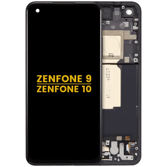 Écran OLED avec châssis pour Asus ZenFone 9 / Asus ZenFone 10 (reconditionné)