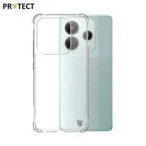 Coque Silicone Renforcée PROTECT pour Xiaomi Redmi Note 14 5G Transparent