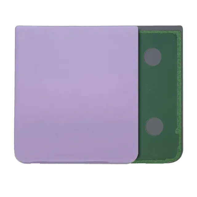 Vitre arrière pour Samsung Galaxy Z Flip 4 (pack service origine, Bora Purple)