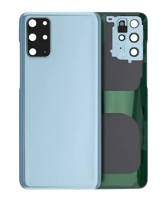 Vitre arrière pour Samsung Galaxy S20 Plus (pack service origine, Cloud Blue)
