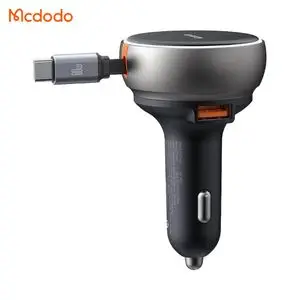 Chargeur Allume-Cigare Mcdodo CC-4850 80W avec Câble Rétractable Noir