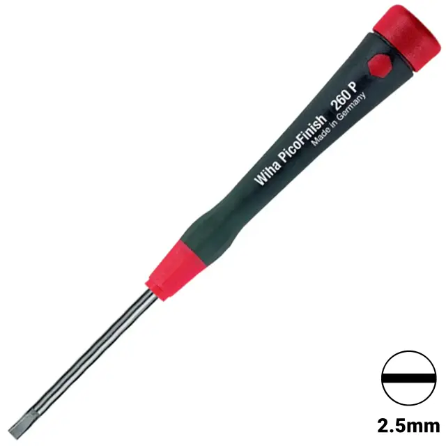 Tournevis Wiha PicoFinish plat 2,5 mm × 50 mm