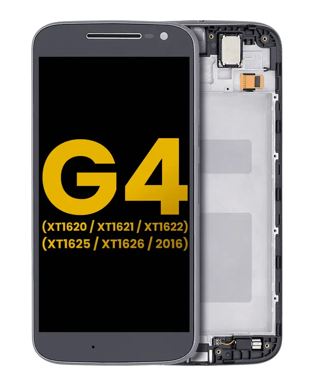 Écran pour Motorola Moto G4 (XT1620 / XT1621 / XT1622 / XT1625 / XT1626 / 2016) (reconditionné, noir)