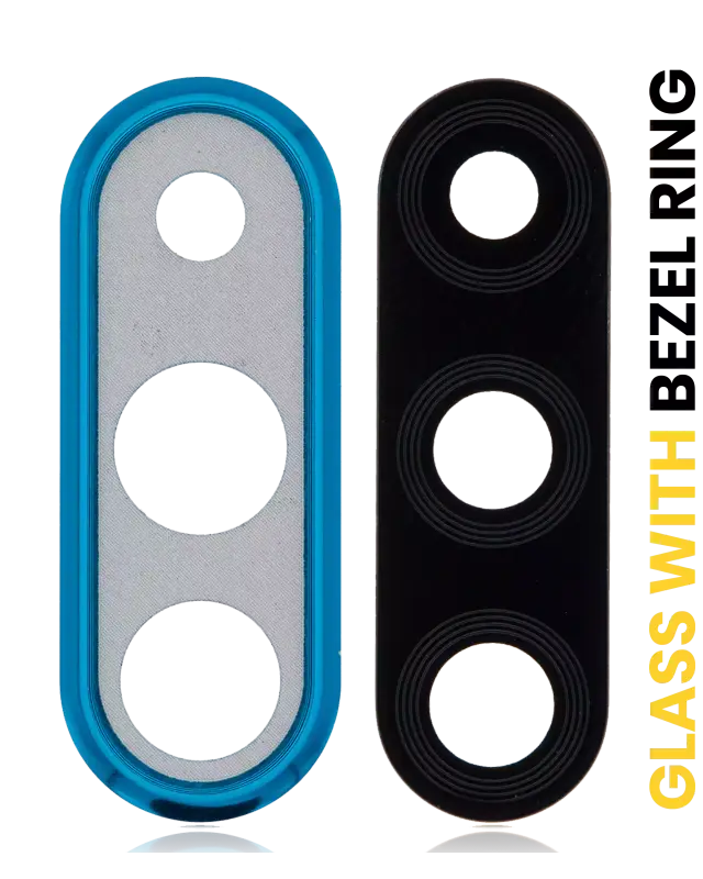 Vitre de caméra arrière avec anneau pour Huawei P30 Lite (Peacock Blue) (6GB RAM)