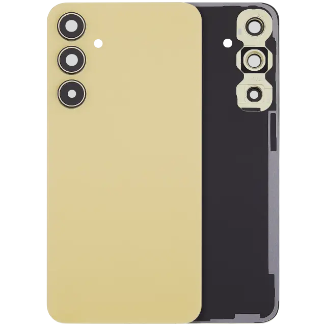 Vitre arrière pour Samsung Galaxy A35 5G (A356 / 2024 (sans logo, compatible premium, Lemon)