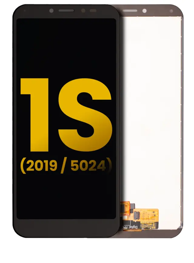 Écran LCD sans châssis pour Alcatel 1S (5024 / 2019) (reconditionné, noir)