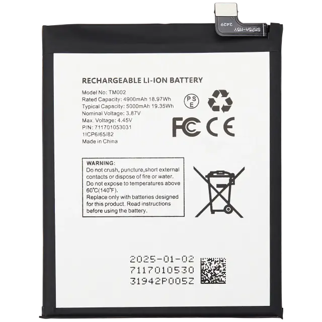 Batterie pour Revvl T-Mobile Revvl 7 / Revvl 7 Pro / T Phone 2 Pro 5G (TM002)
