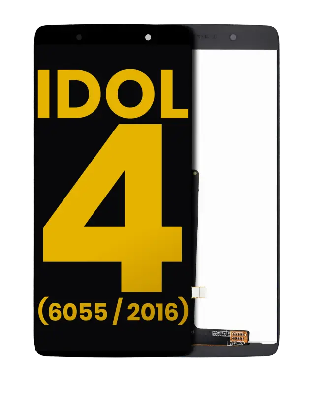 Écran LCD sans châssis pour Alcatel Idol 4 (6055 / 2016) (reconditionné, noir)