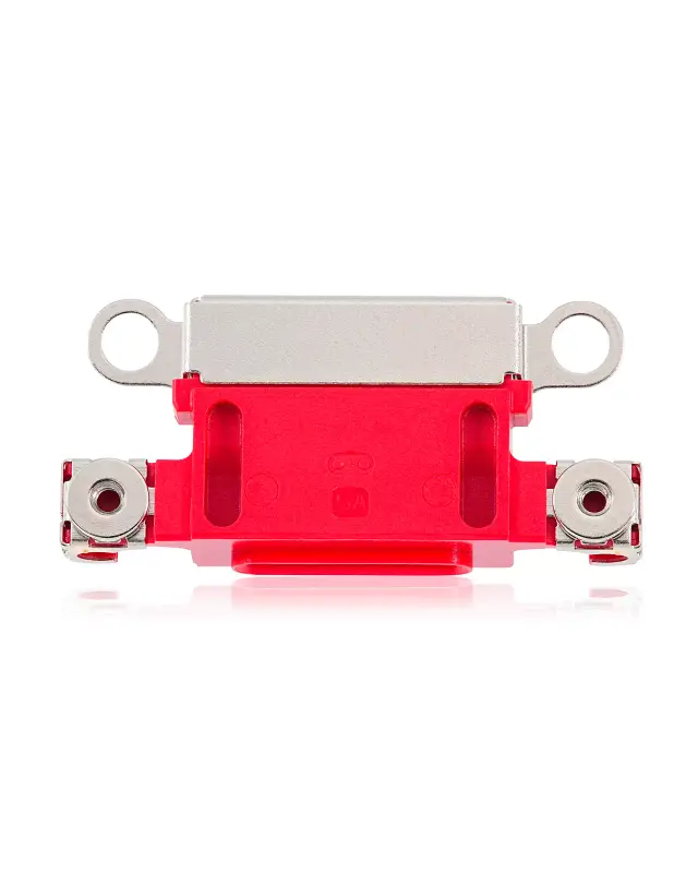 Connecteur de charge nu à souder pour Apple iPhone 14 / 14 Plus (rouge, lot de 10) — réf. 107082026290