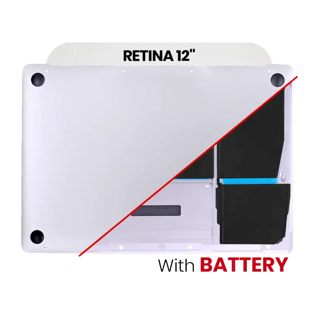 Coque pour Apple MacBook 12" A1534 (2015) (argent)