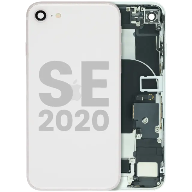 Châssis pour Apple iPhone SE (2020) (origine d'occasion — grade B, blanc)