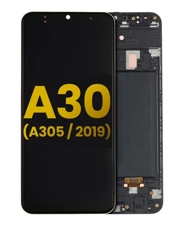 Écran OLED avec châssis pour Samsung Galaxy A30 (A305 / 2019) (reconditionné, toutes couleurs)