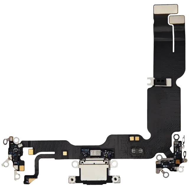Dock de charge pour Apple iPhone 15 Plus (origine d'occasion, noir)