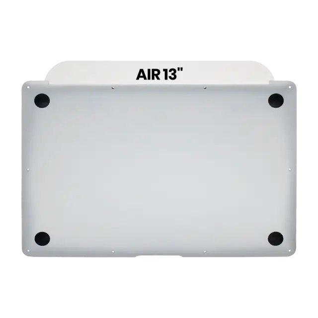 Coque inférieure pour Apple MacBook Air 13" A1369 (2010) / A1466 (2012-2017) (origine neuve, argent)