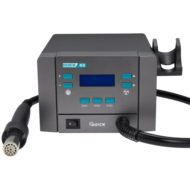 Station de dessoudage à air chaud intelligente sans plomb Quick K8 Pro (220 V, version UE)