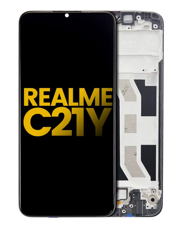 Écran LCD avec châssis pour Realme C21Y (reconditionné, toutes couleurs)