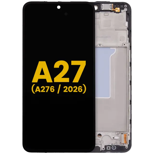 Écran OLED avec châssis pour Samsung Galaxy A27 5G (A276 / 2026) (reconditionné, toutes couleurs)
