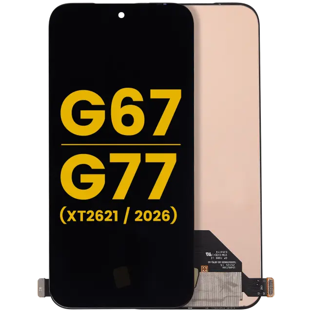Écran OLED sans châssis pour Motorola G67 (XT2621-2 / 2026) / G77 (XT2621-4 / 2026) (reconditionné, toutes couleurs)