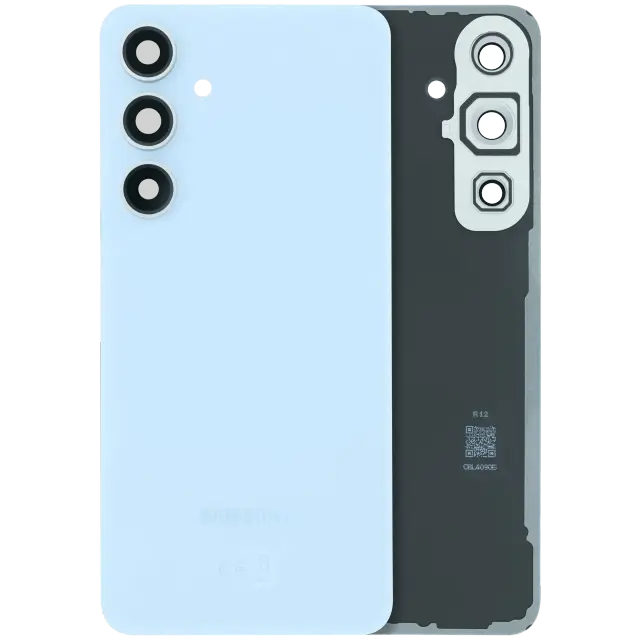 Vitre arrière pour Samsung Galaxy S24 FE (pack service origine, bleu)