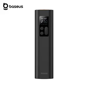 Mini Compresseur de Pneu pour Voiture Baseus Super Mini Inflator Pump avec Câble Allume-Cigare 3m CRCQ000001