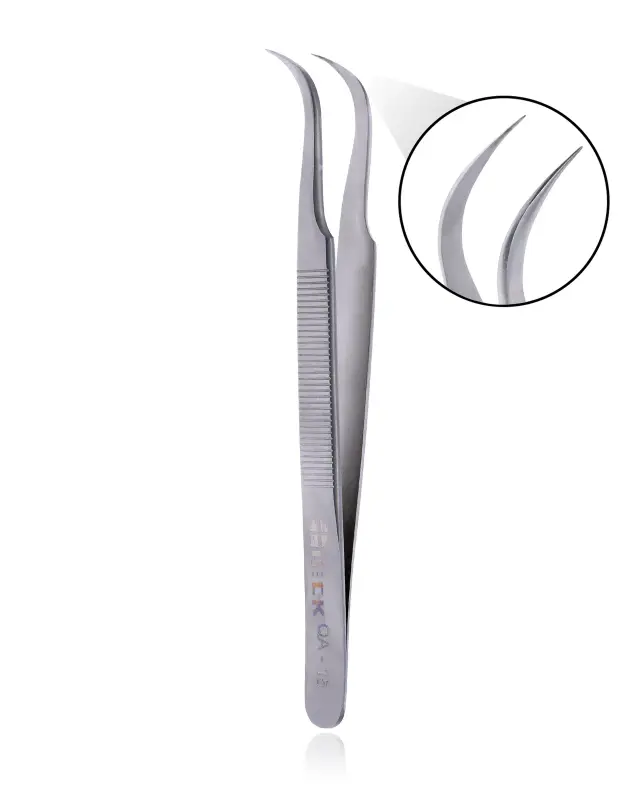 Pince brucelles courbe Quick QA-15