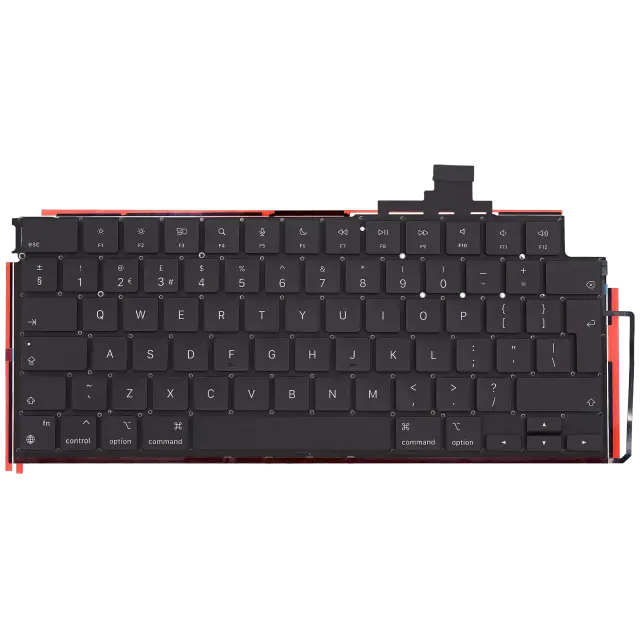 Clavier rétroéclairé avec vis pour Apple MacBook Air 15" (A2941 / mi-2023) (anglais UK)
