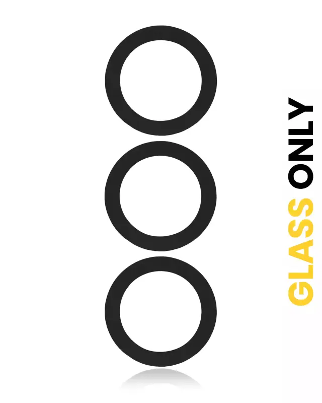 Lentille de caméra arrière avec adhésif pour Samsung Galaxy S24 Plus 5G (lot de 3, toutes couleurs)