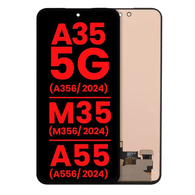 Écran pour Samsung Galaxy A35 5G (A356 / 2024) / M35 (M356 / 2024) / A55 (A556 / 2024) (compatible premium, toutes couleurs)