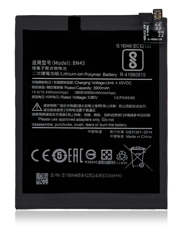 Batterie pour Xiaomi Redmi Note 5 / Note 6 Pro / Note 14S (BN45)