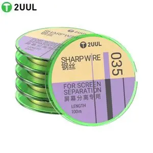 Bobine de Fil de Séparation d'Écran 2UUL Sharp Wire 035 100m (x5)
