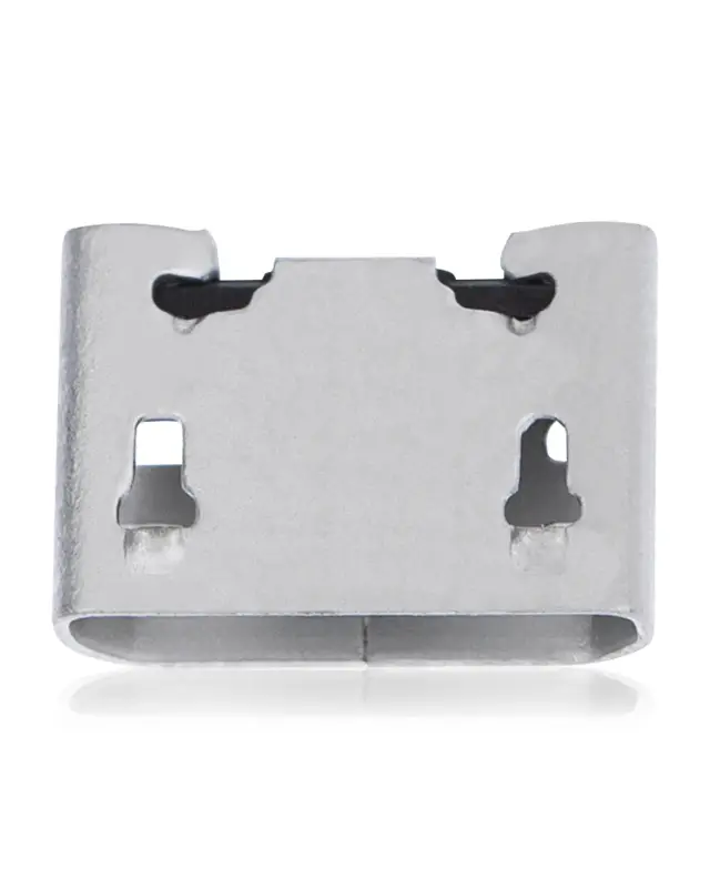 Connecteur de charge à souder — format Micro B, 5 broches, 2 points de fixation (C045)