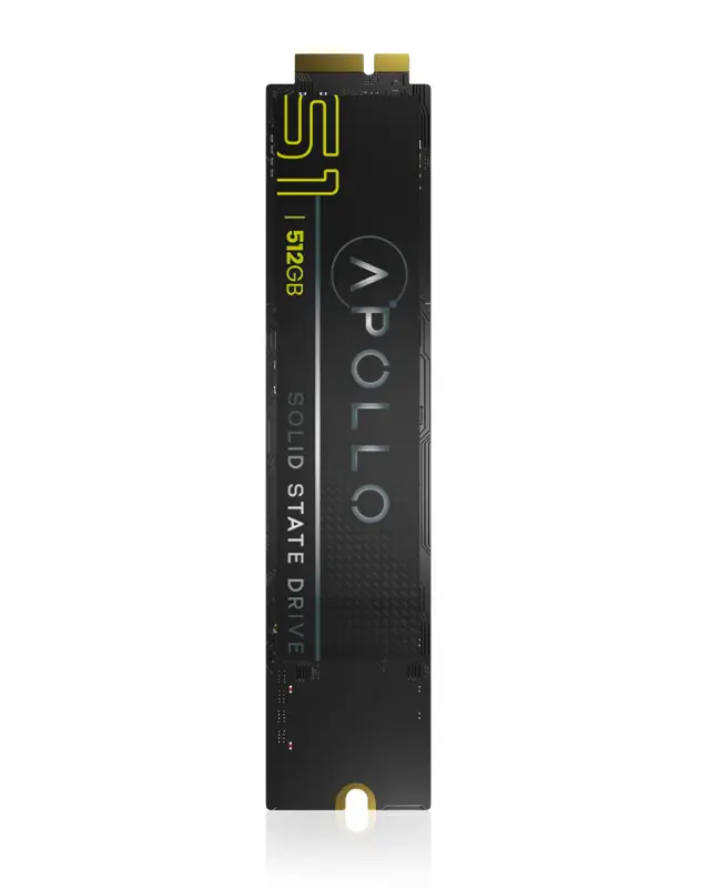 SSD Apollo S1 512 Go NVMe PCIe Gen3 x4 pour Apple MacBook Air 11" & 13" A1370 A1369 (2010-11)