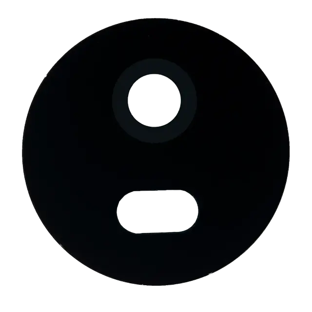 Vitre de caméra arrière pour Motorola Moto E4 (XT1763 / 2017) (origine, noir)