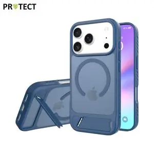 Coque de Protection MagSafe avec Support IF014 PROTECT pour Apple iPhone 17 Pro Bleu