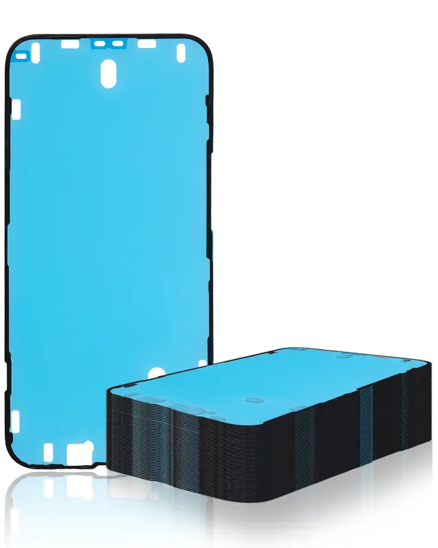 Adhésif d’écran pour Apple iPhone 14 / iPhone 16e / iPhone 17e (Front, lot de 50)