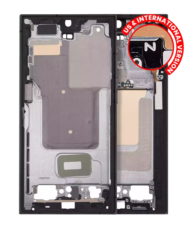 Châssis pour Samsung Galaxy S24 Ultra 5G (version US & internationale, Titanium Black)