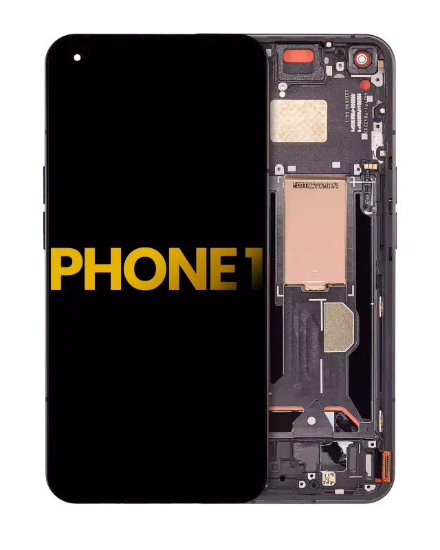 Écran OLED avec châssis pour Nothing Phone 1 (reconditionné, noir)