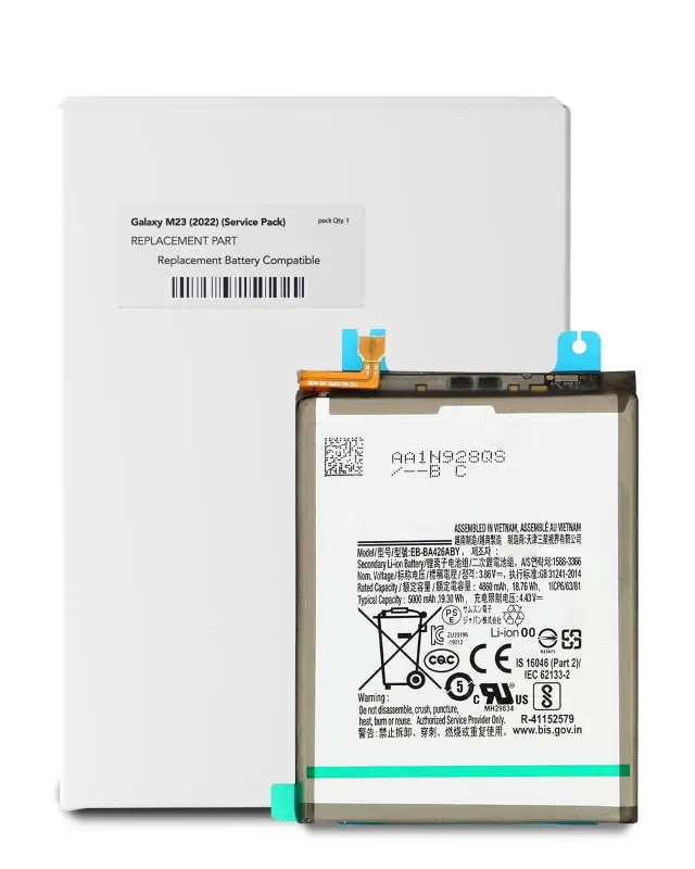 Batterie pour Samsung Galaxy M23 (M236 / 2022) (pack service origine)