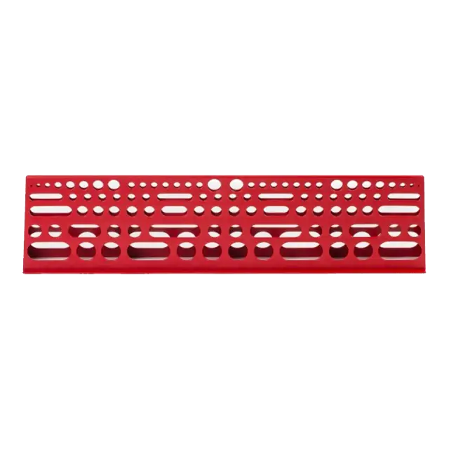 Outil pour Tool Rack (6 x 24" 1/8" x 2 3/4") - Red