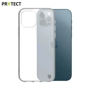Coque Silicone PROTECT pour Apple iPhone 12 Pro Max Transparent
