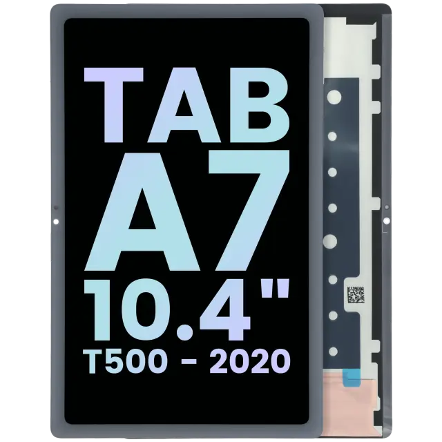 Écran LCD sans châssis pour Samsung Galaxy Tab A7 (T500) (pack service origine, blanc)
